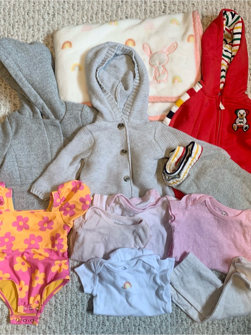 Lot of Baby Girl Size 0-3 month Clothes